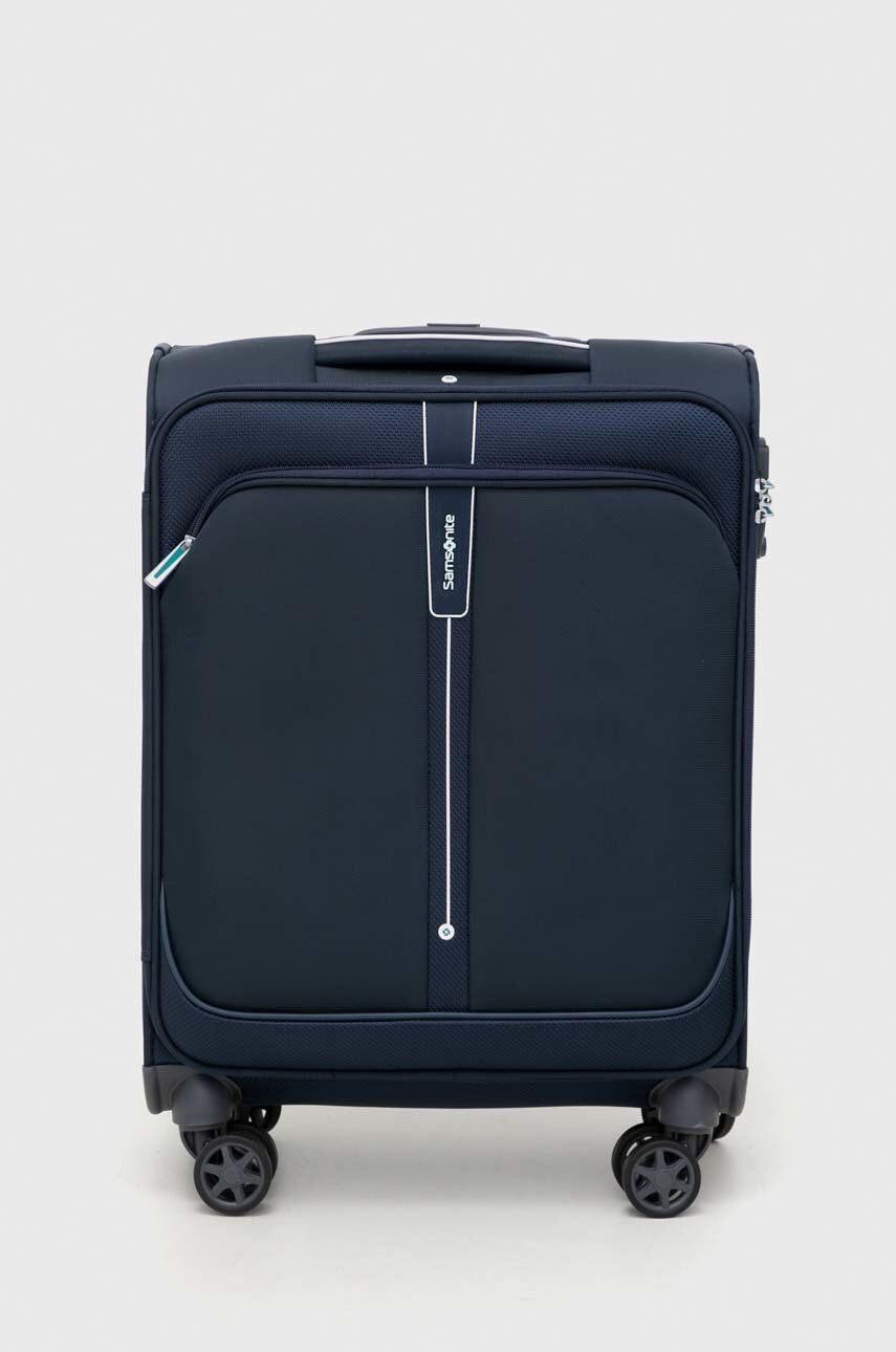 Samsonite valiza culoarea albastru marin - Pled.ro