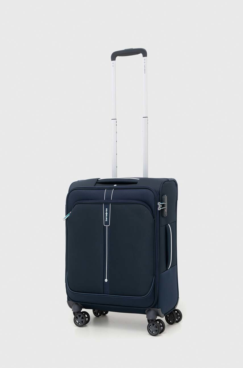 Samsonite valiza culoarea albastru marin - Pled.ro