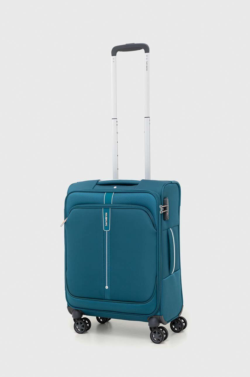 Samsonite valiza culoarea albastru marin - Pled.ro