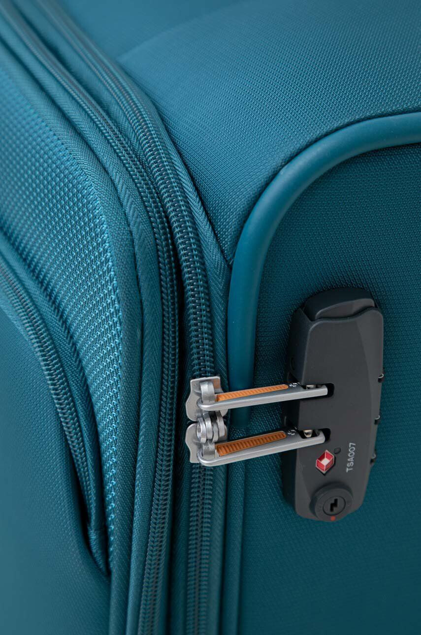 Samsonite valiza culoarea verde - Pled.ro