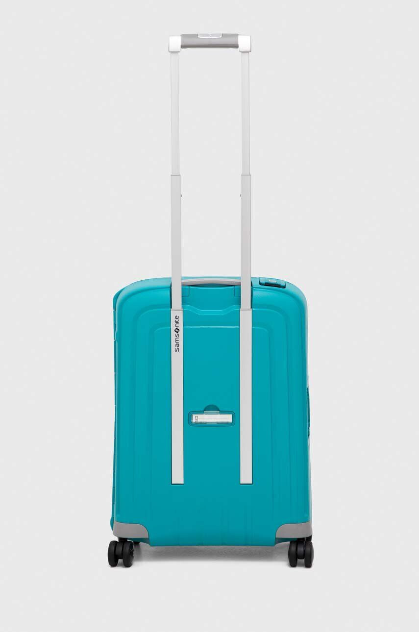 Samsonite valiza culoarea turcoaz - Pled.ro