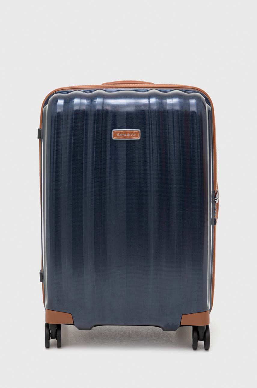 Samsonite valiza culoarea albastru marin - Pled.ro