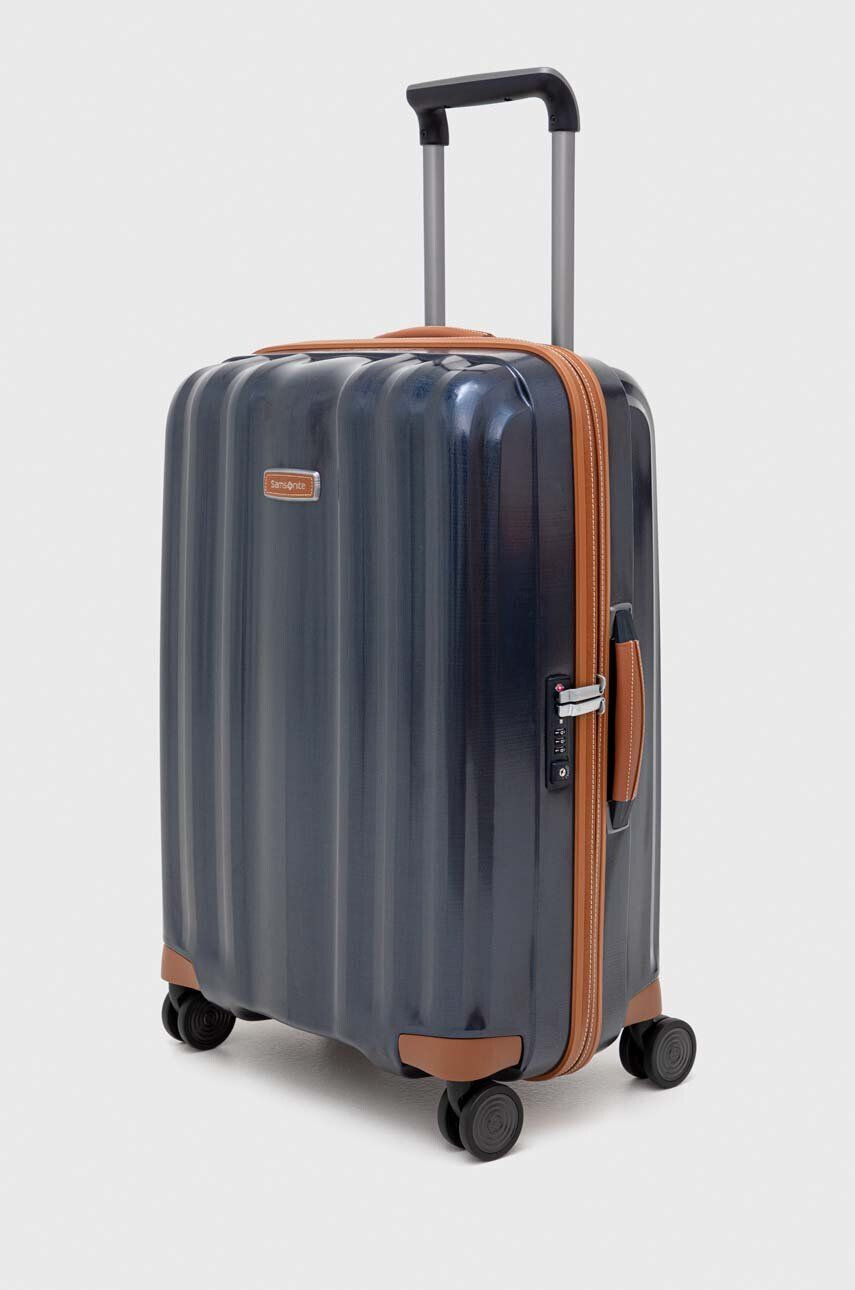 Samsonite valiza culoarea albastru marin - Pled.ro