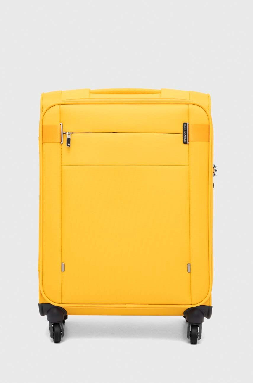 Samsonite valiza culoarea galben - Pled.ro