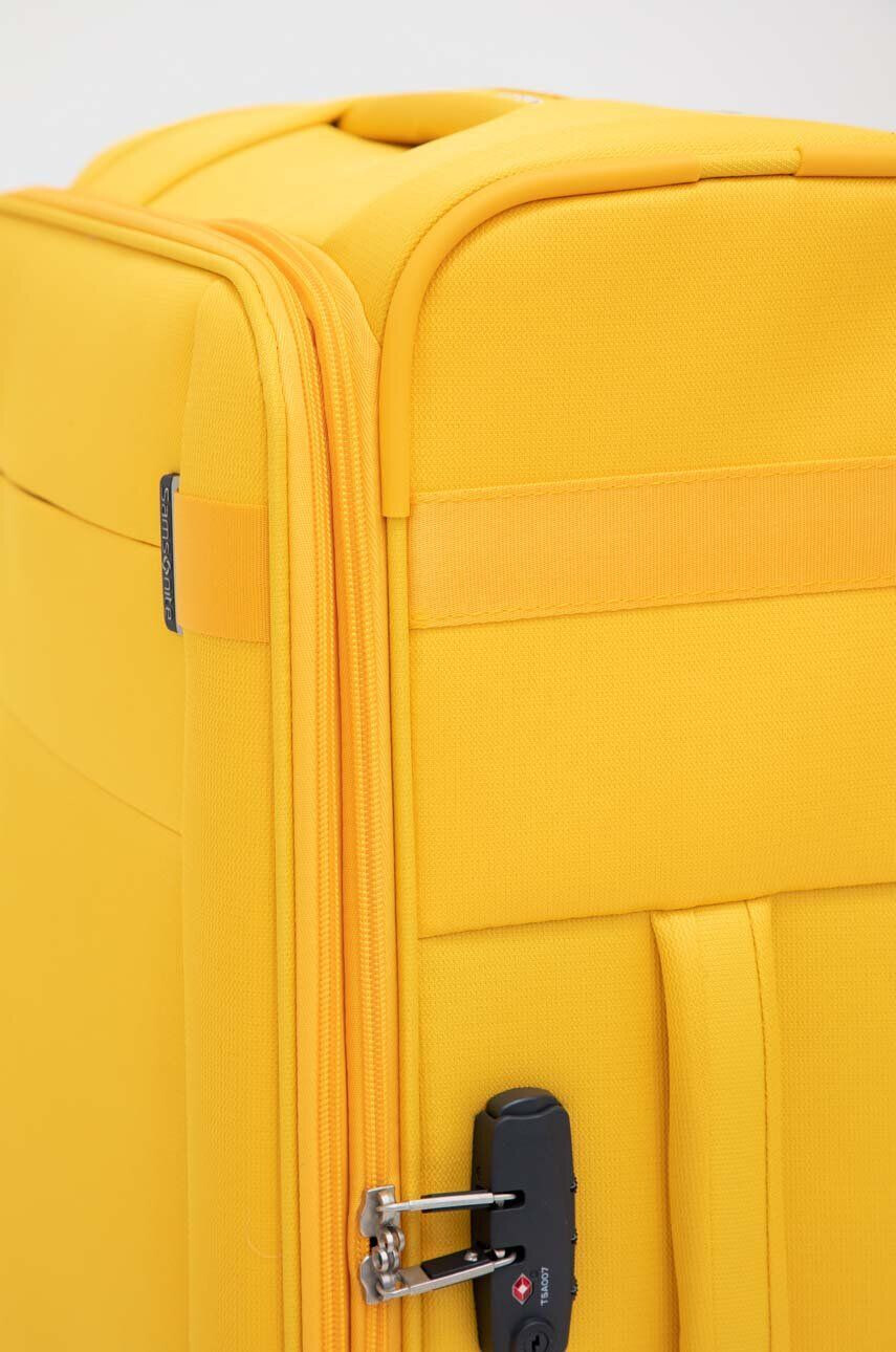 Samsonite valiza culoarea galben - Pled.ro