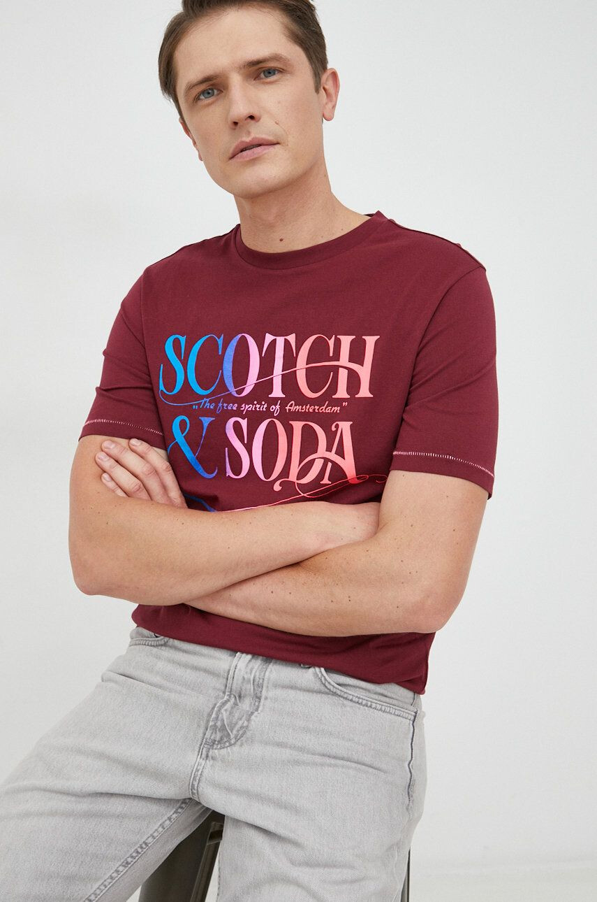 Scotch & Soda tricou din bumbac - Pled.ro