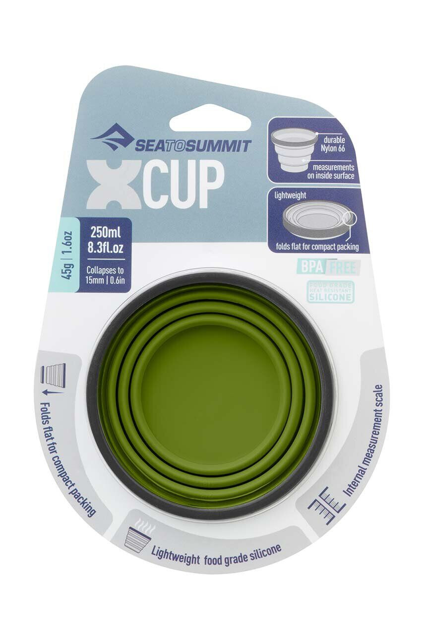 Sea to Summit ceasca X-Cup 250 ml culoarea verde - Pled.ro