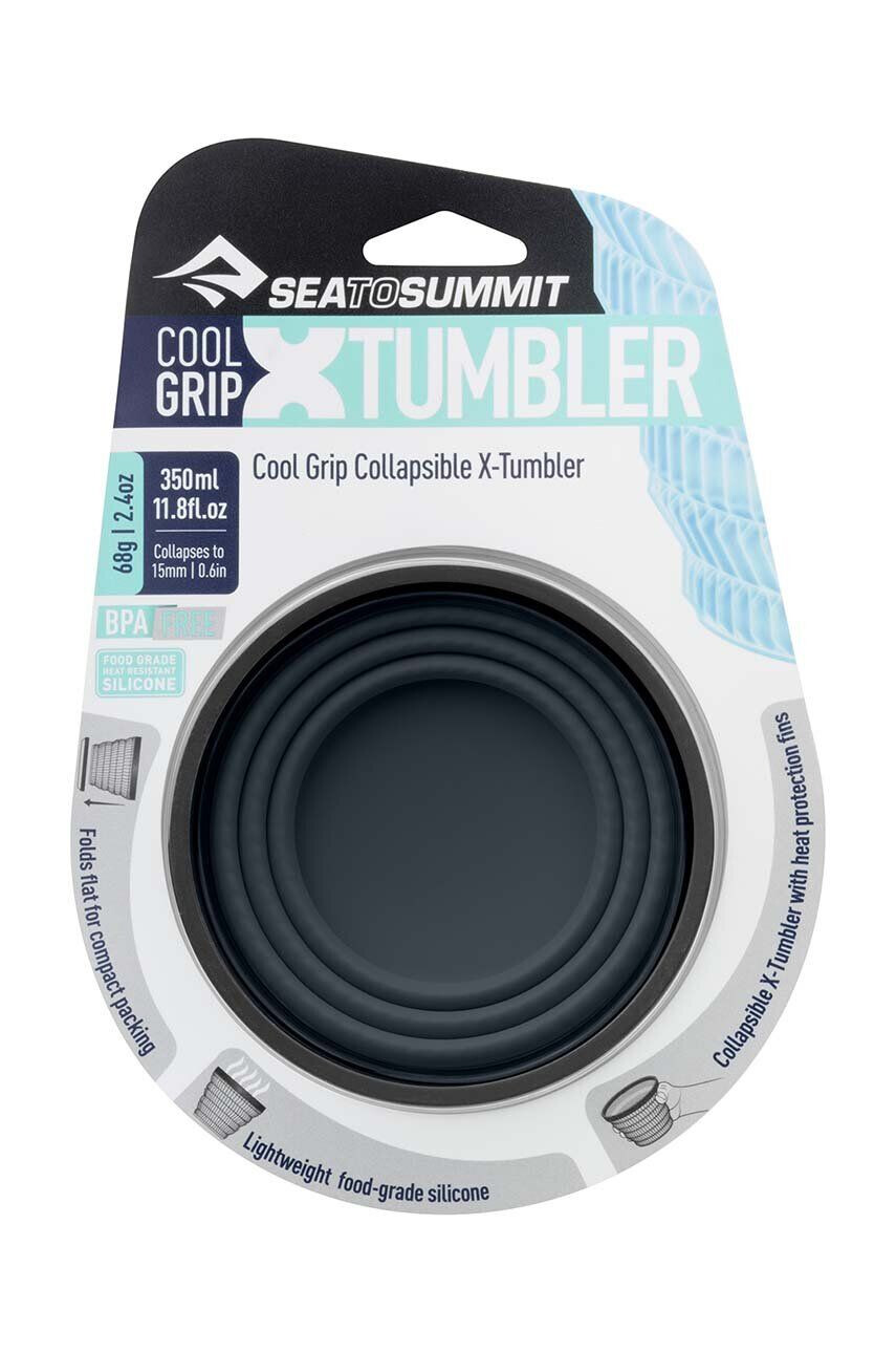 Sea to Summit ceasca X-Tumbler Cool Grip 350 ml culoarea negru - Pled.ro