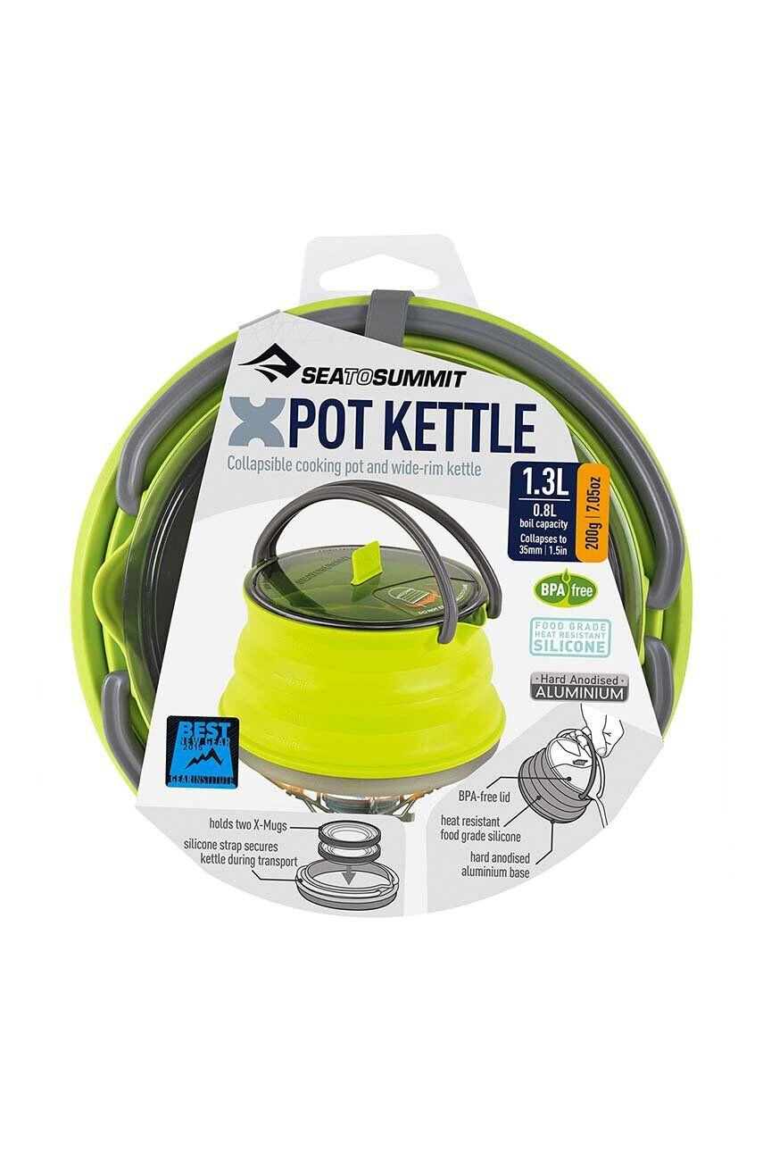 Sea to Summit fierbător X-Pot Kettle 1.3 L culoarea gri - Pled.ro