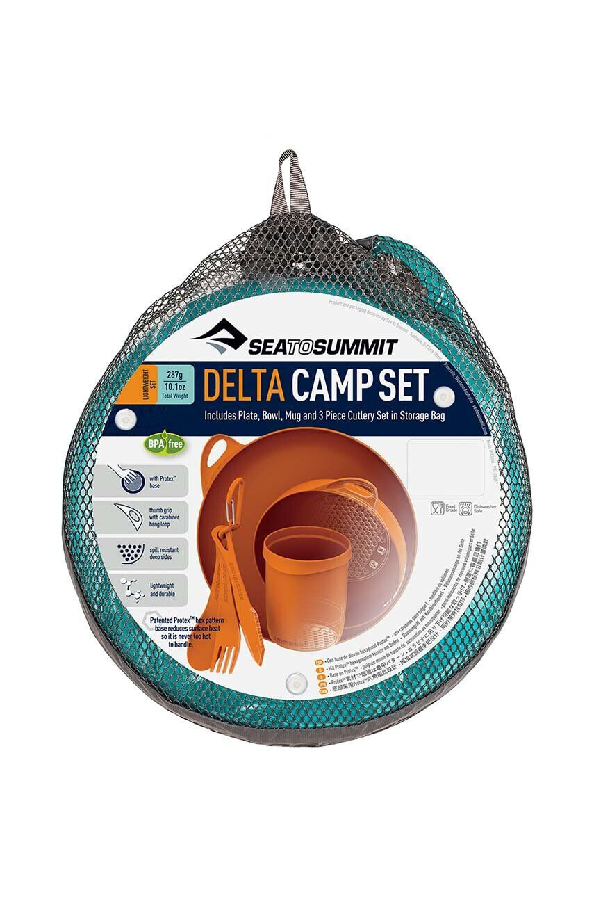 Sea to Summit serviciu pentru mâncare Delta Camp Set culoarea verde - Pled.ro