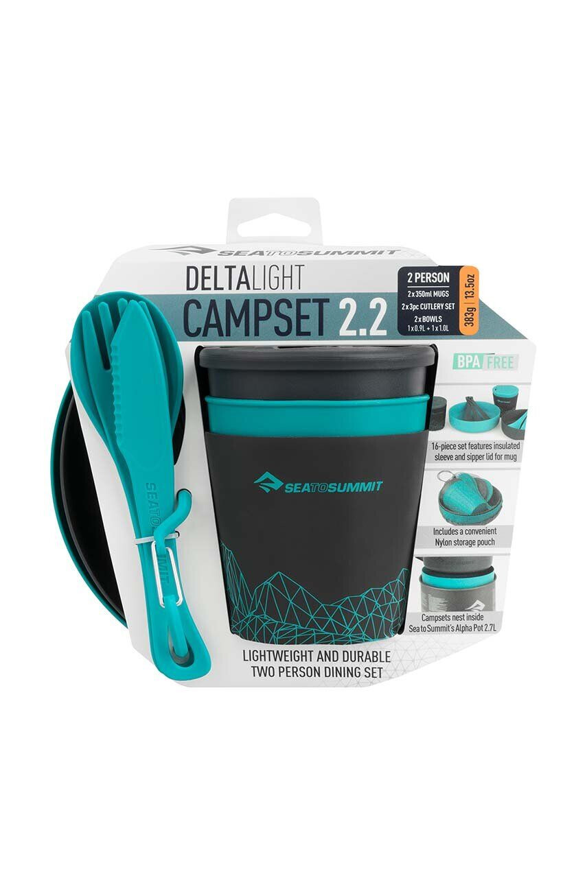 Sea to Summit serviciu pentru mâncare DeltaLight Camp Set 2.2 culoarea gri - Pled.ro