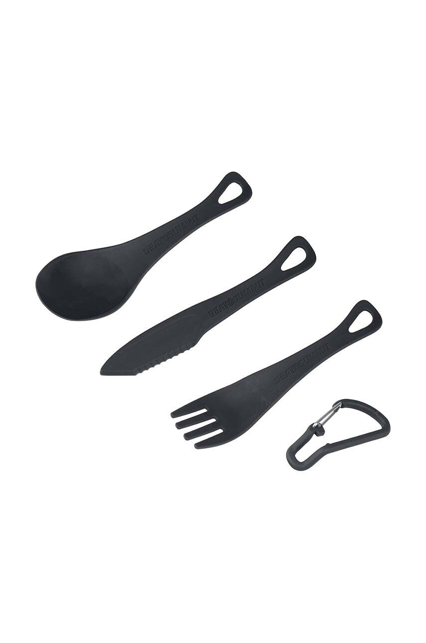 Sea to Summit set de tacâmuri de călătorie Delta Cutlery Set culoarea gri - Pled.ro