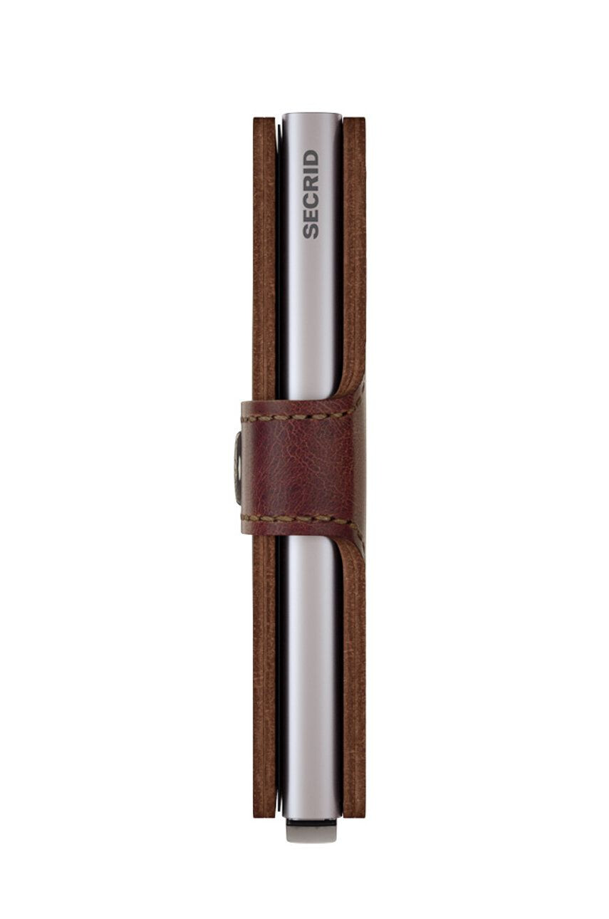 Secrid Portofel de piele MV.Brown-Brown - Pled.ro