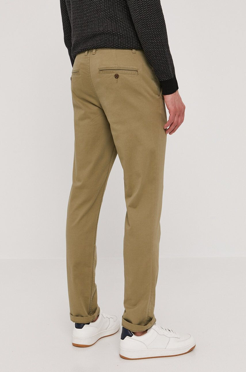 Selected Homme Pantaloni bărbați culoarea verde - Pled.ro