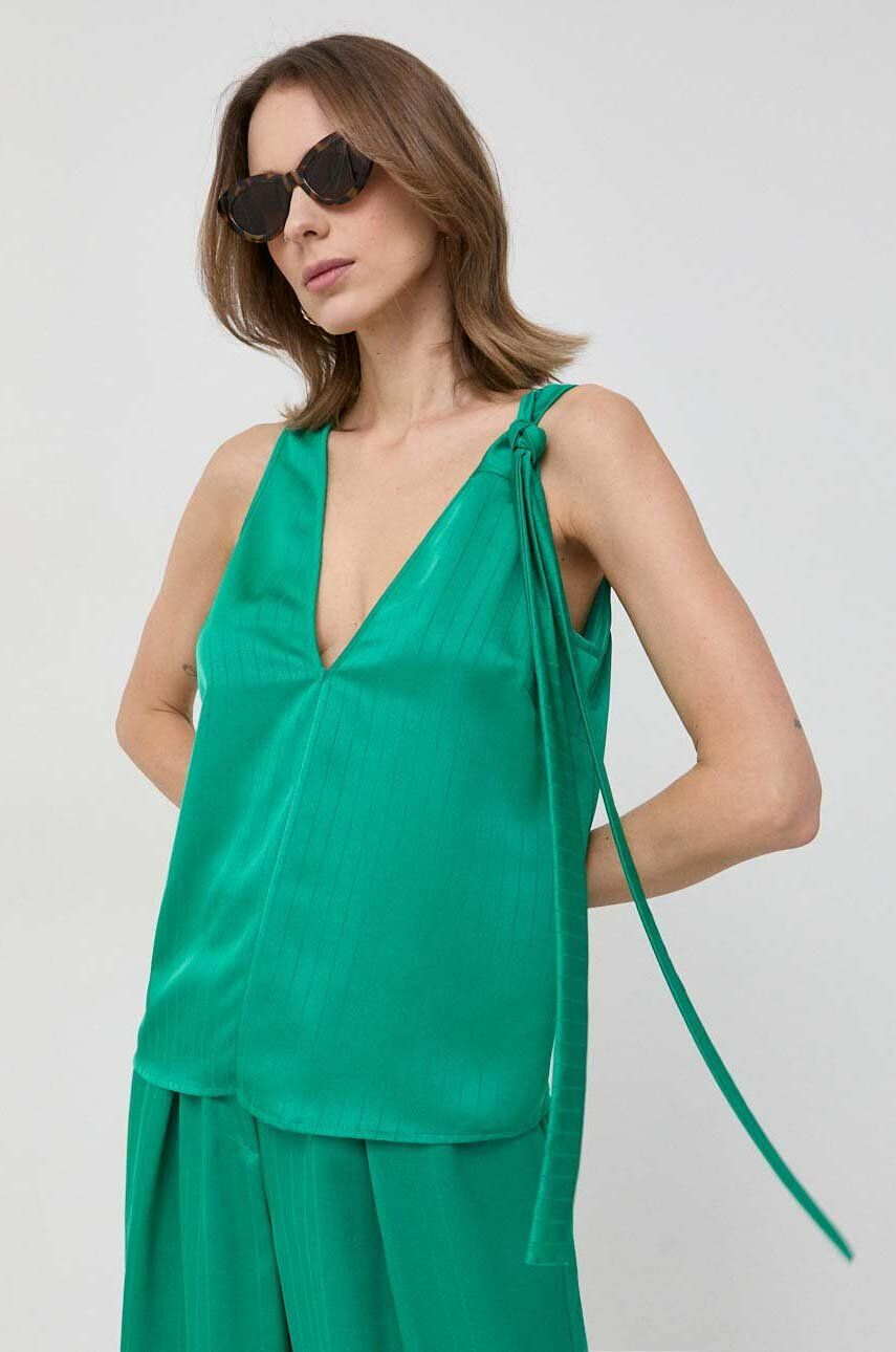 Silvian Heach bluza femei culoarea verde modelator - Pled.ro