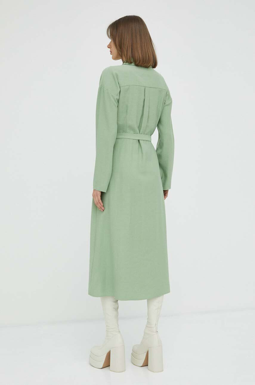 Silvian Heach rochie culoarea verde midi drept - Pled.ro