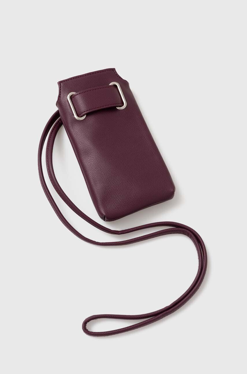 Sisley carcasa de telefon culoarea bordo - Pled.ro