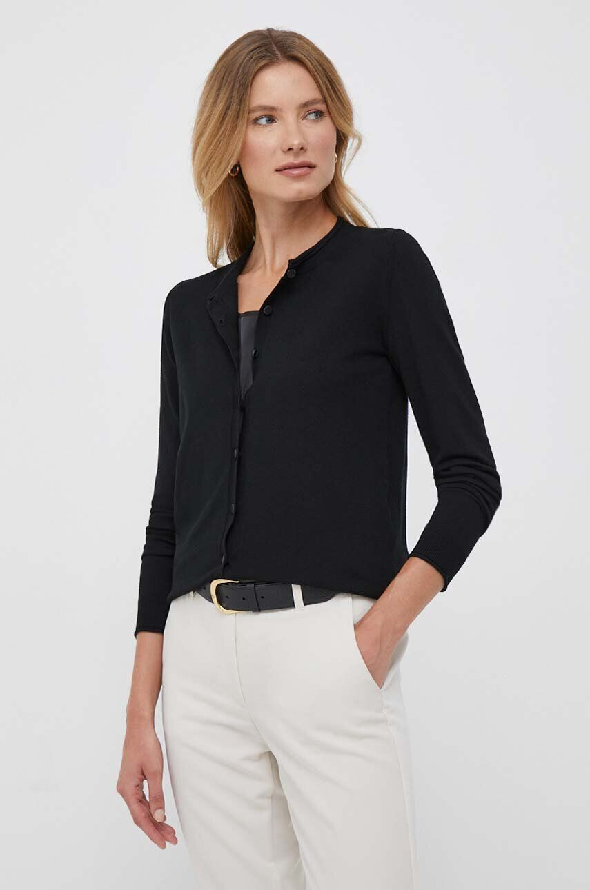 Sisley cardigan femei culoarea negru light - Pled.ro