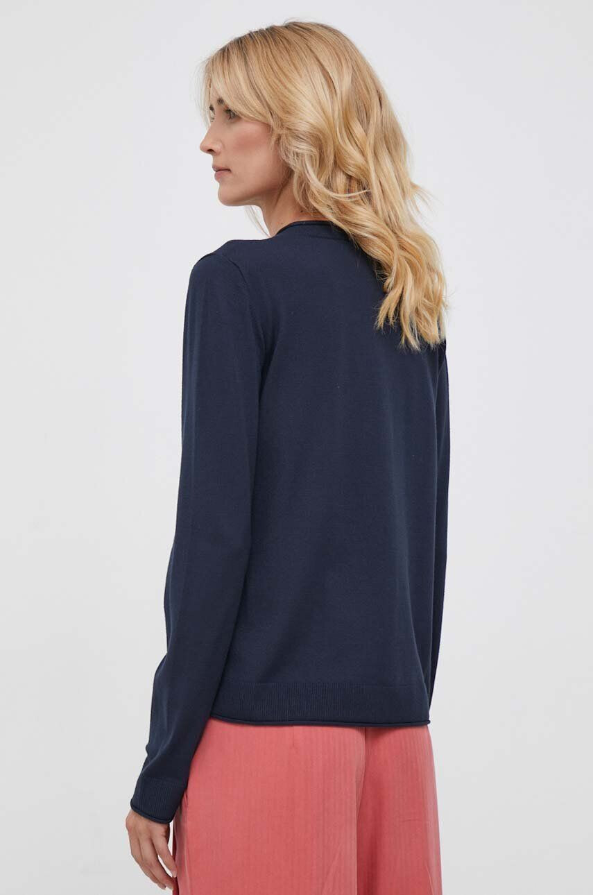 Sisley cardigan femei culoarea albastru marin light - Pled.ro