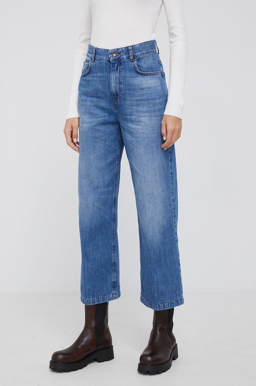 Sisley Jeans femei high waist - Pled.ro