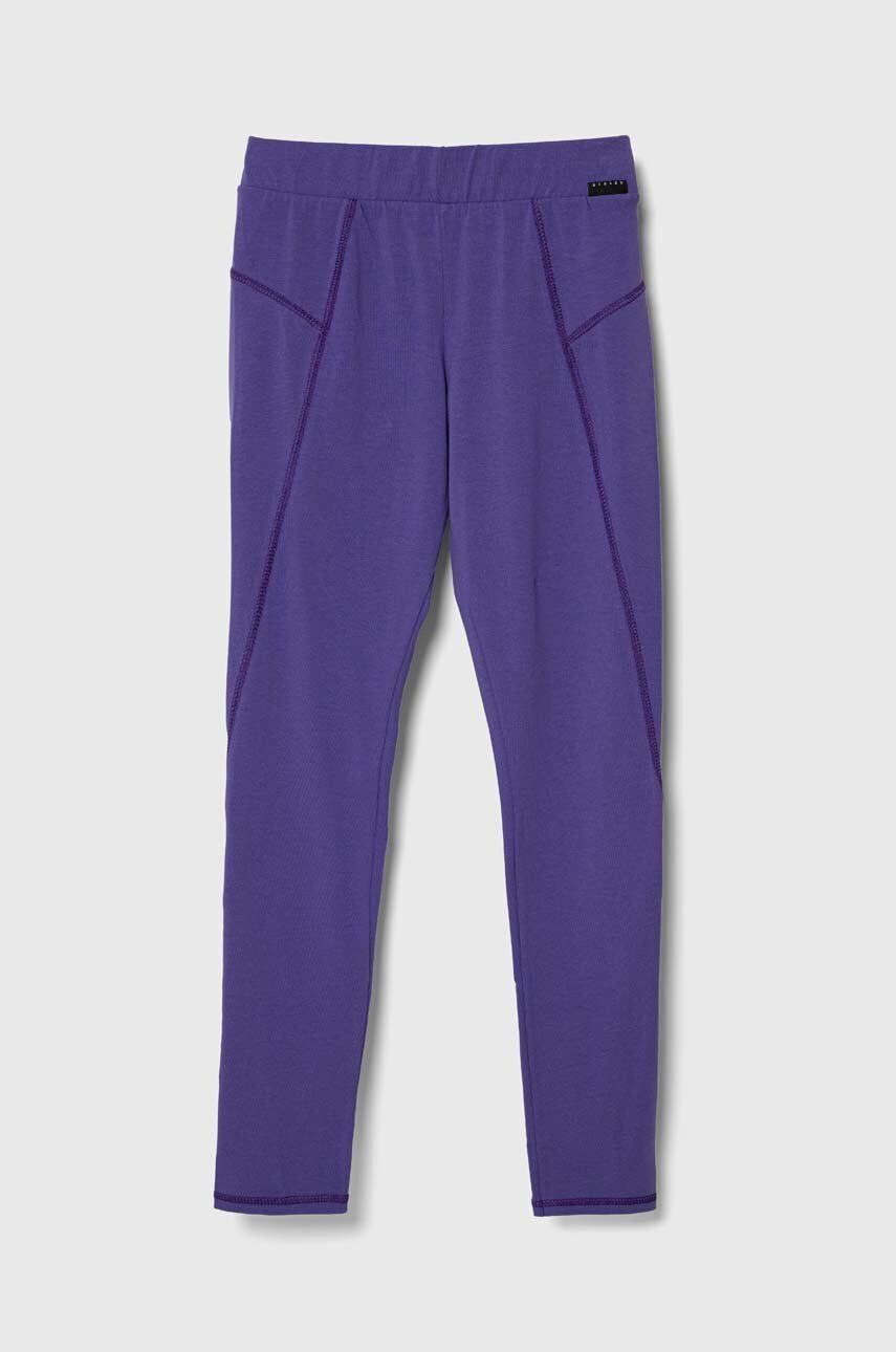 Sisley leggins copii culoarea violet neted - Pled.ro