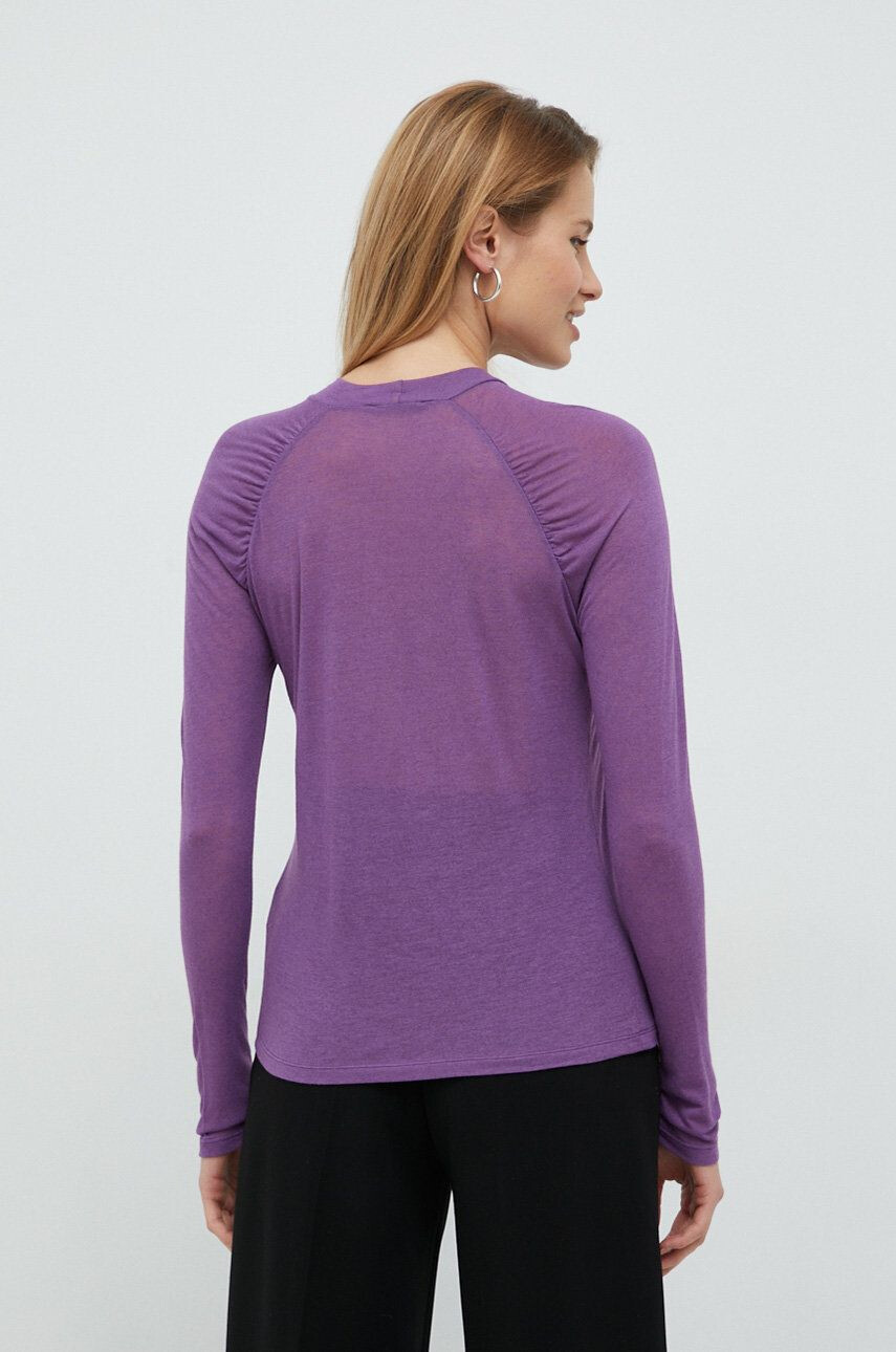 Sisley longsleeve din amestec de lana - Pled.ro