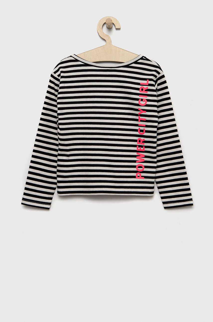 Sisley longsleeve din bumbac pentru copii - Pled.ro