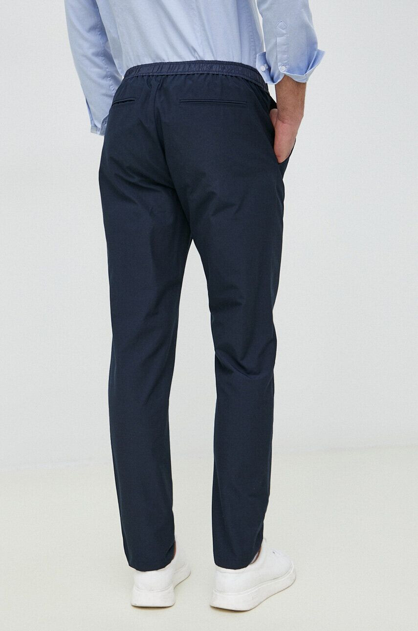 Sisley pantaloni barbati culoarea albastru marin drept - Pled.ro