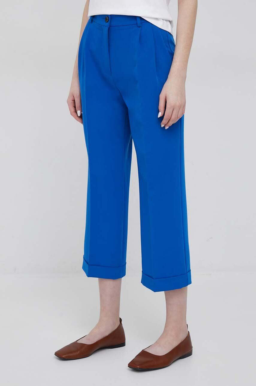 Sisley pantaloni femei lat high waist - Pled.ro