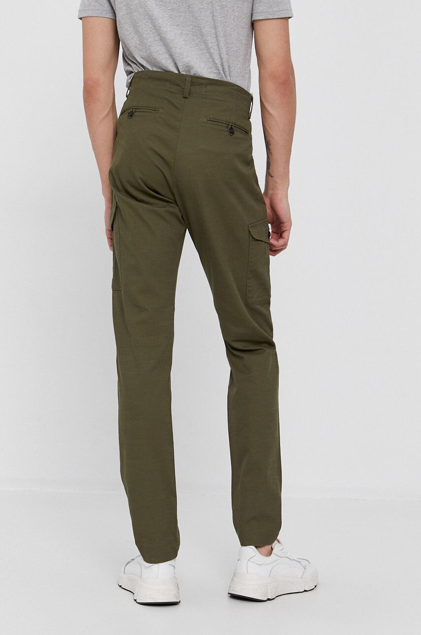 Sisley Pantaloni bărbați culoarea verde model drept - Pled.ro