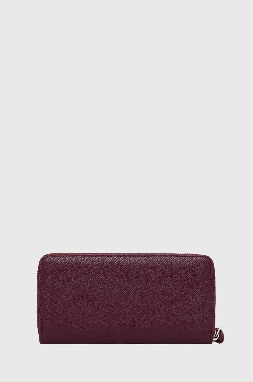 Sisley portofel femei culoarea bordo - Pled.ro