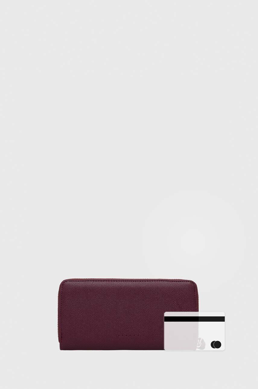 Sisley portofel femei culoarea bordo - Pled.ro