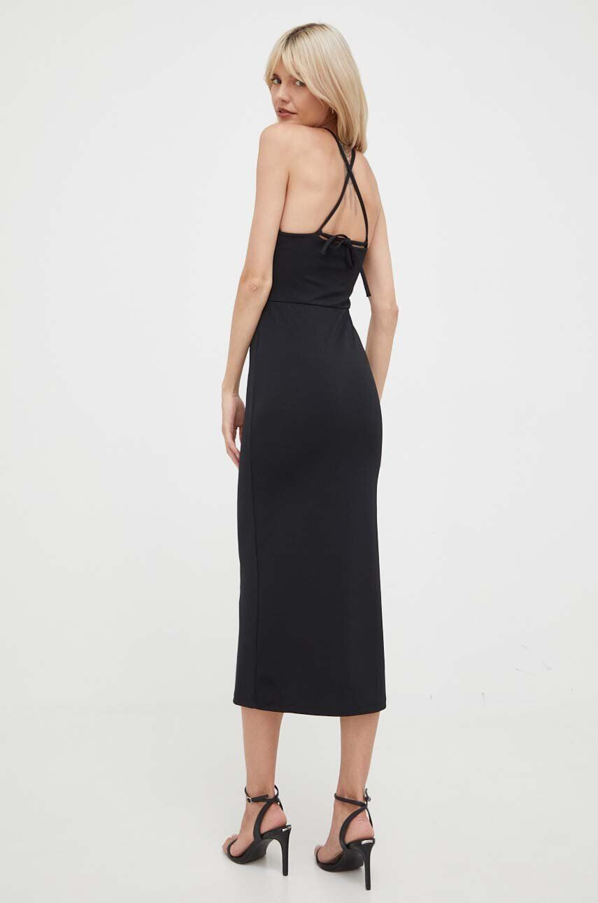 Sisley rochie culoarea negru maxi oversize - Pled.ro