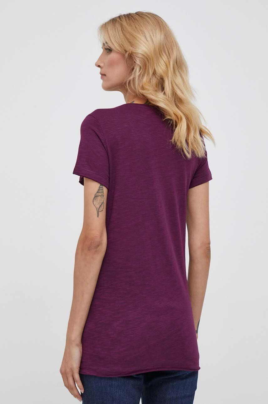 Sisley tricou femei culoarea violet - Pled.ro