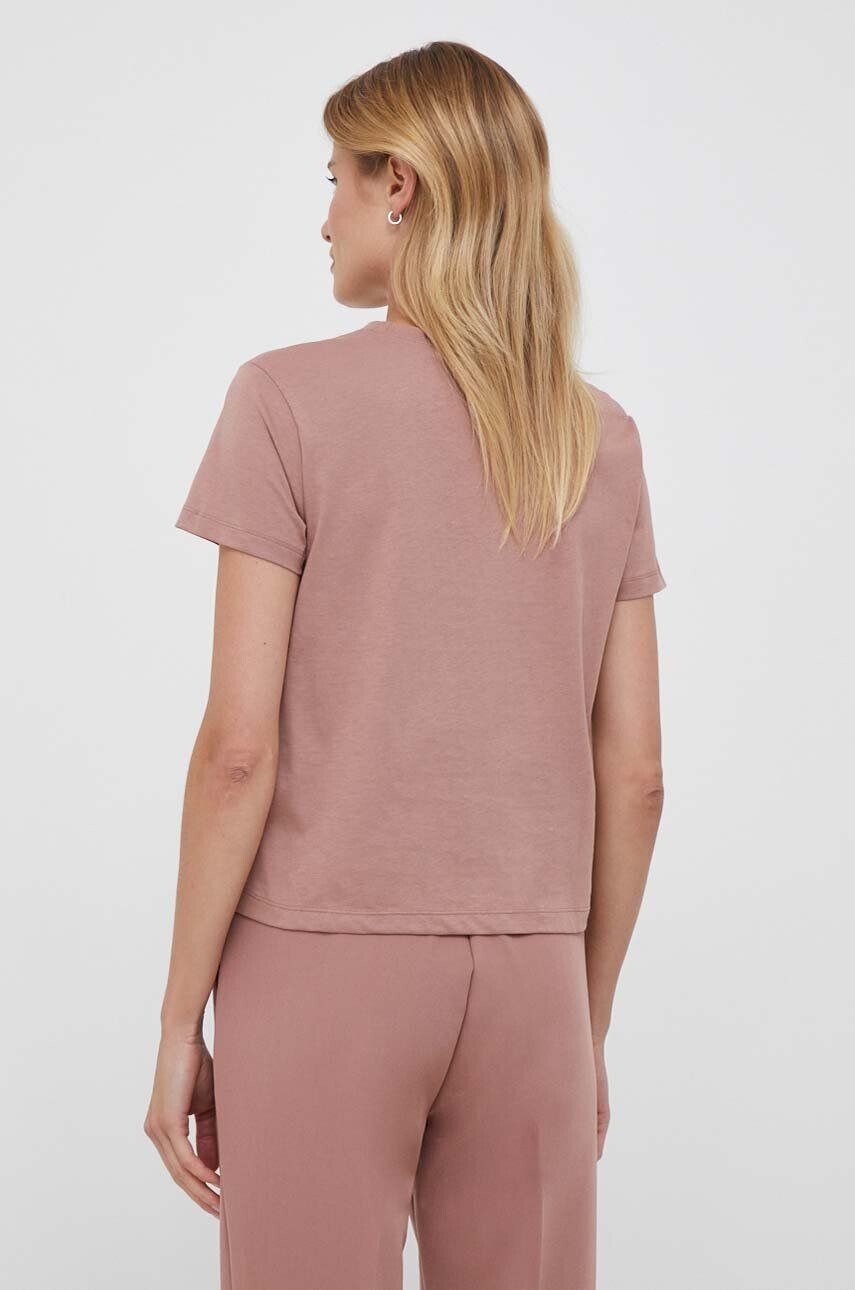 Sisley tricou din bumbac culoarea roz - Pled.ro