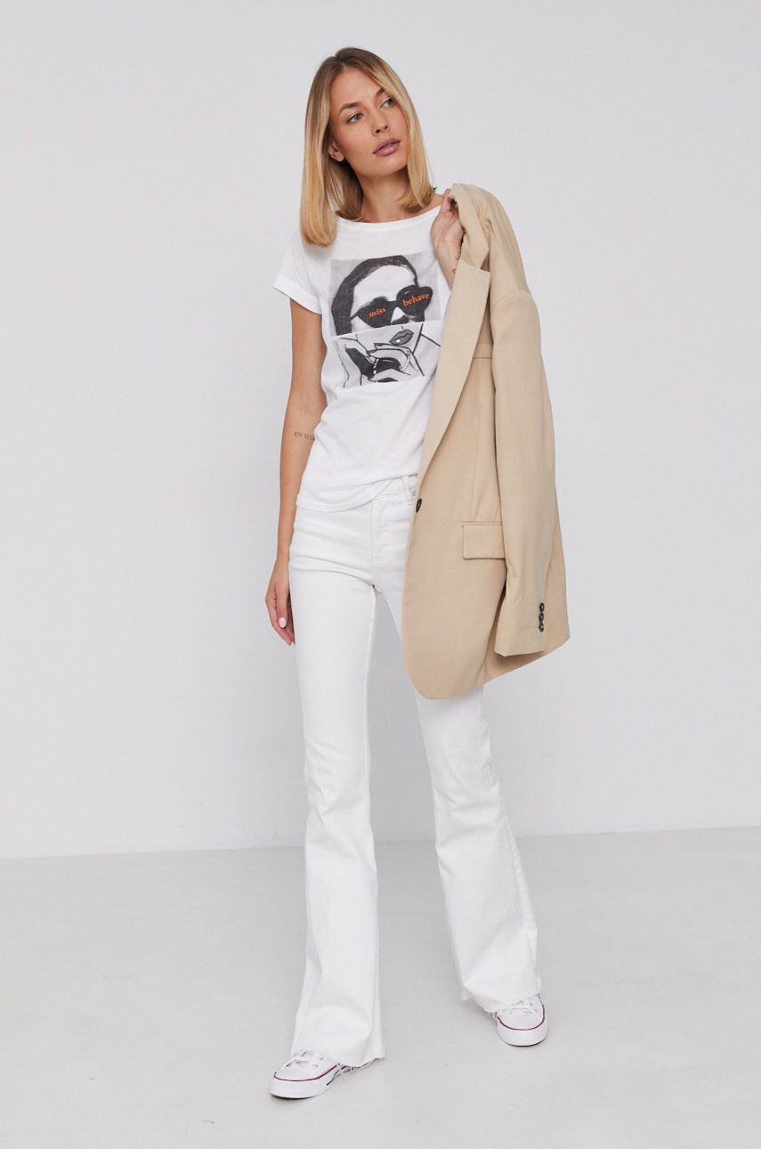 SISLEY Tricou din bumbac - Pled.ro