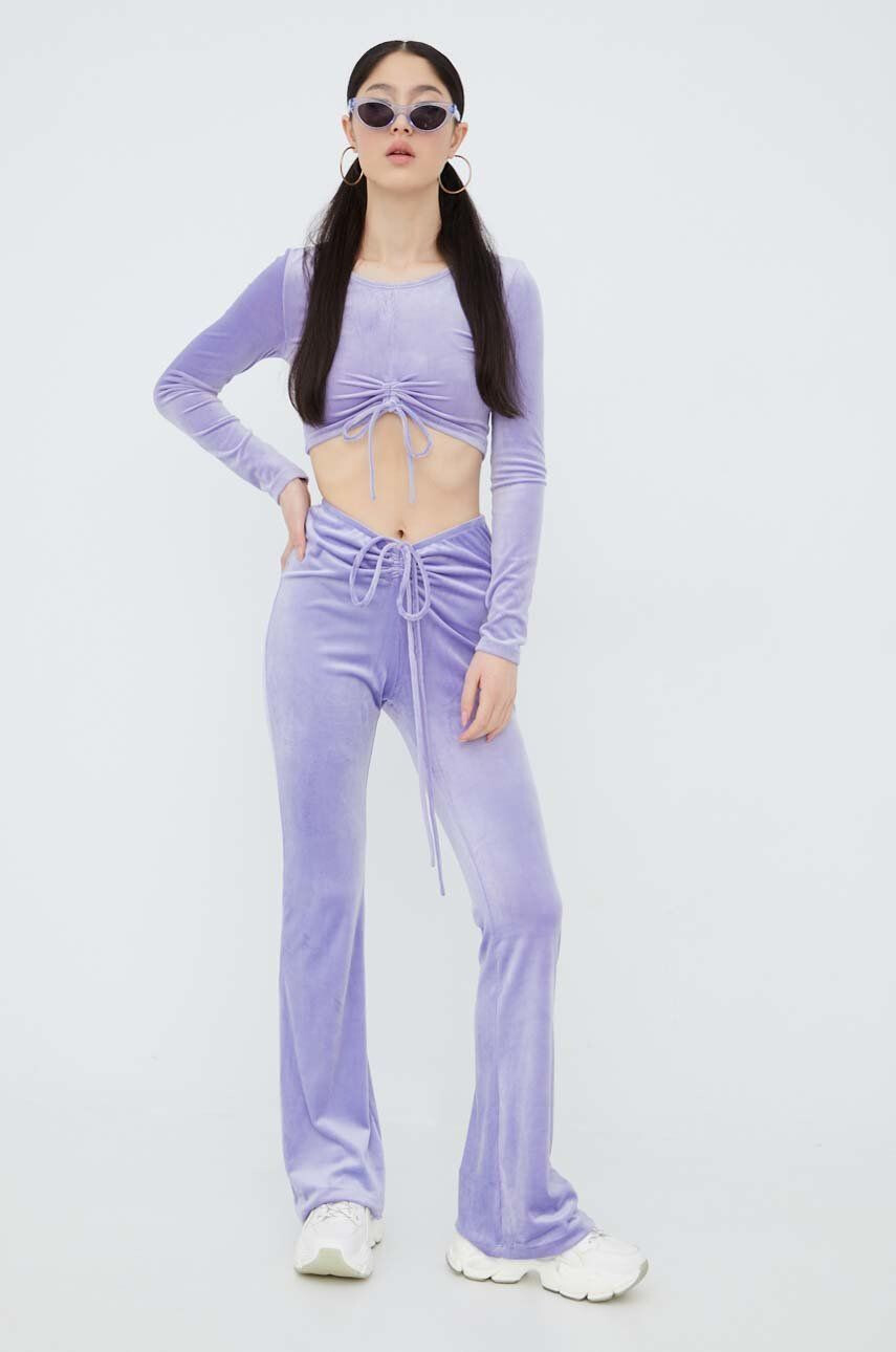 Sixth June longsleeve femei culoarea violet - Pled.ro