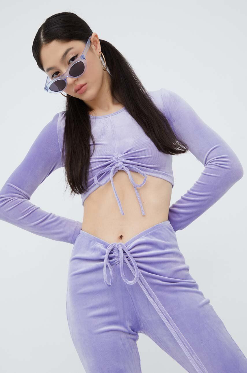 Sixth June longsleeve femei culoarea violet - Pled.ro