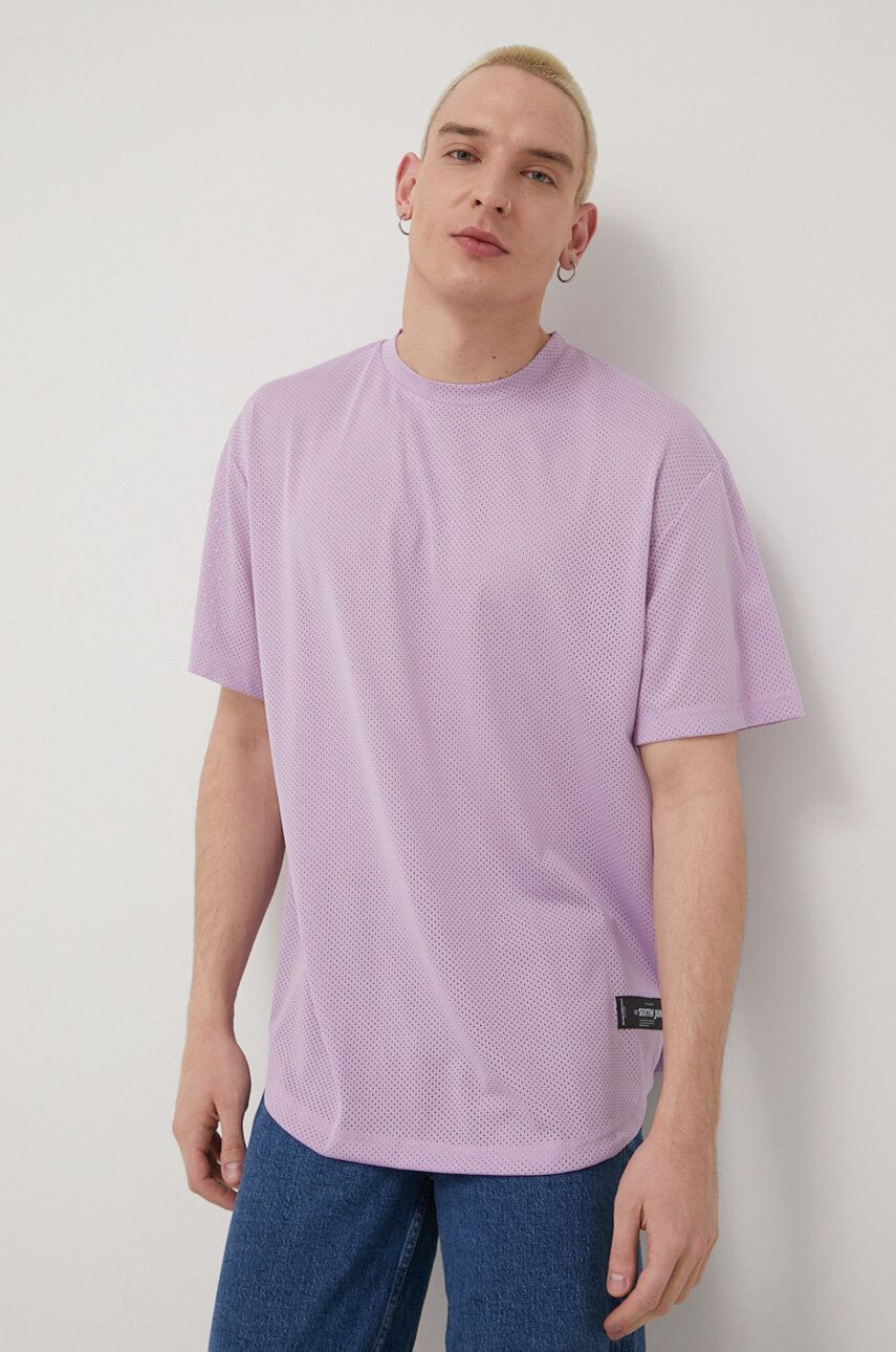 Sixth June tricou barbati culoarea violet cu imprimeu - Pled.ro