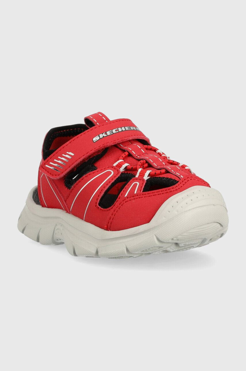 Skechers sandale copii culoarea rosu - Pled.ro