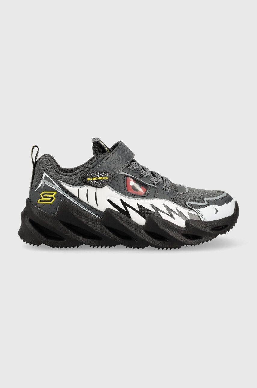 Skechers sneakers pentru copii culoarea gri - Pled.ro