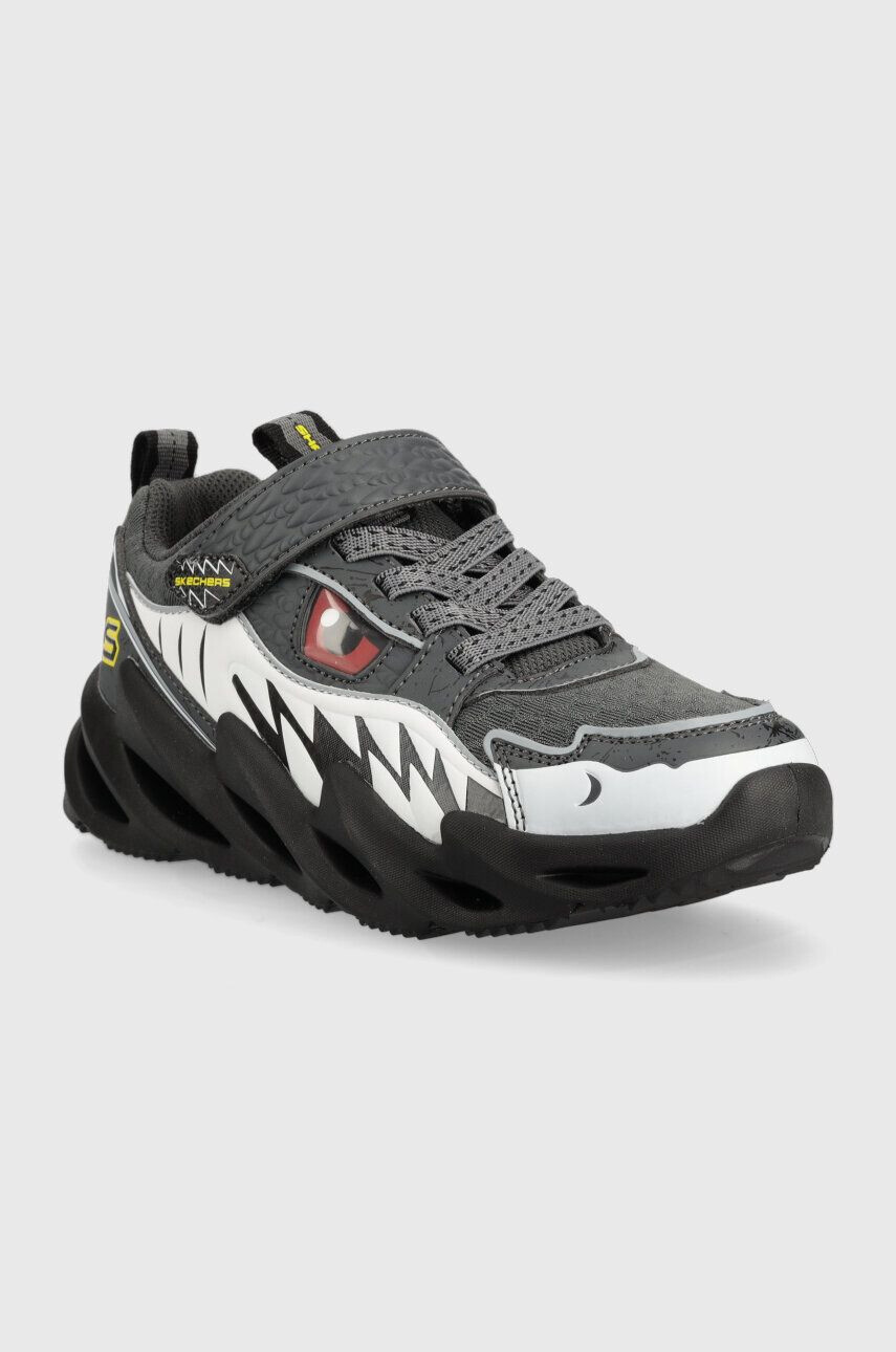 Skechers sneakers pentru copii culoarea gri - Pled.ro