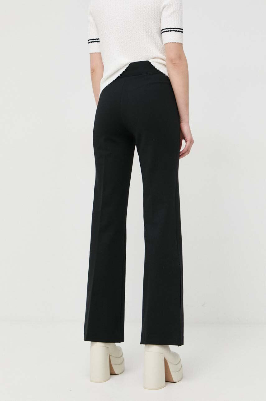 Spanx pantaloni femei culoarea negru lat high waist - Pled.ro