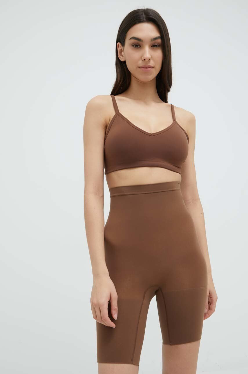 Spanx pantaloni scurti modelatori femei culoarea bej - Pled.ro