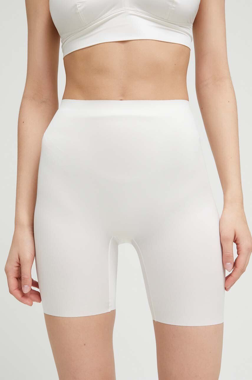 Spanx pantaloni scurti modelatori femei culoarea alb - Pled.ro