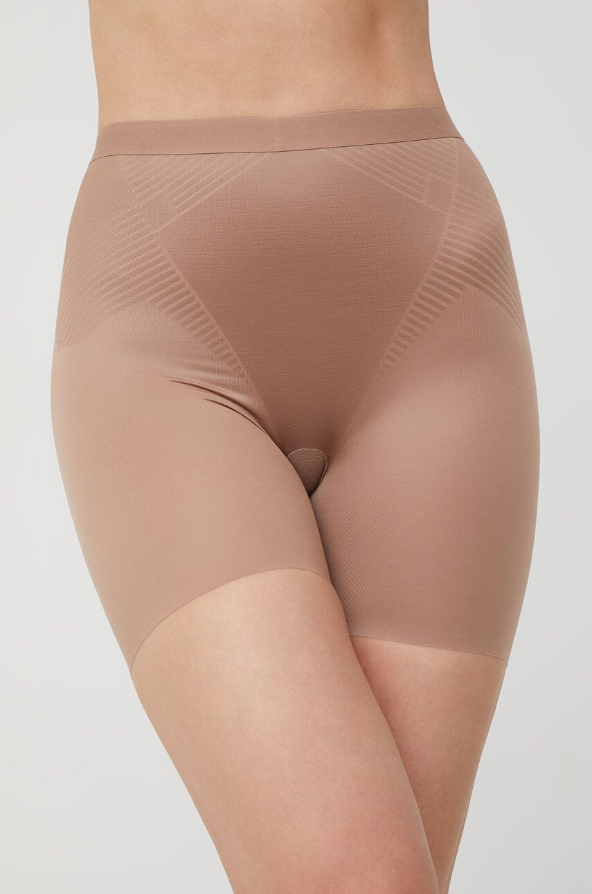 Spanx pantaloni scurti modelatori femei culoarea bej - Pled.ro