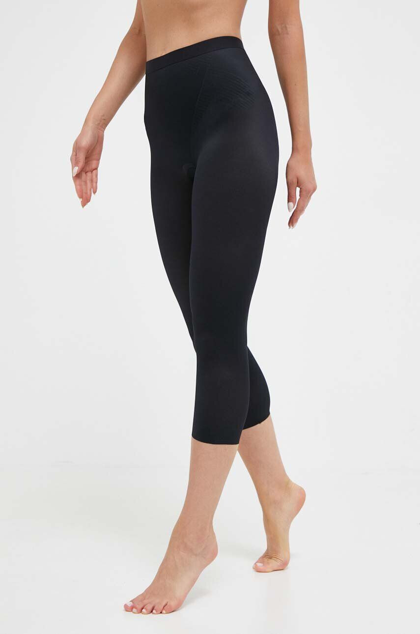 Spanx pantaloni scurti modelatori femei culoarea negru - Pled.ro