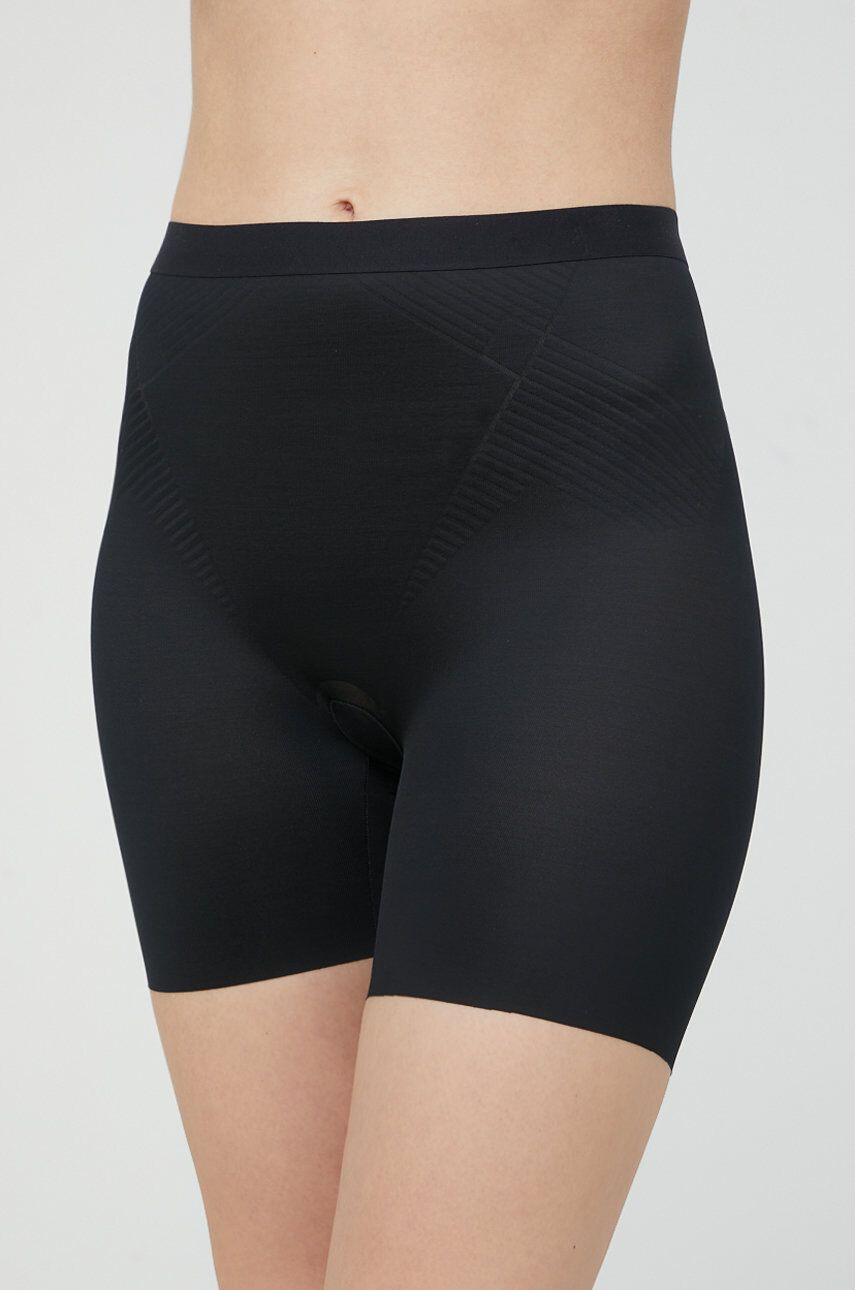 Spanx pantaloni scurti modelatori femei culoarea negru - Pled.ro