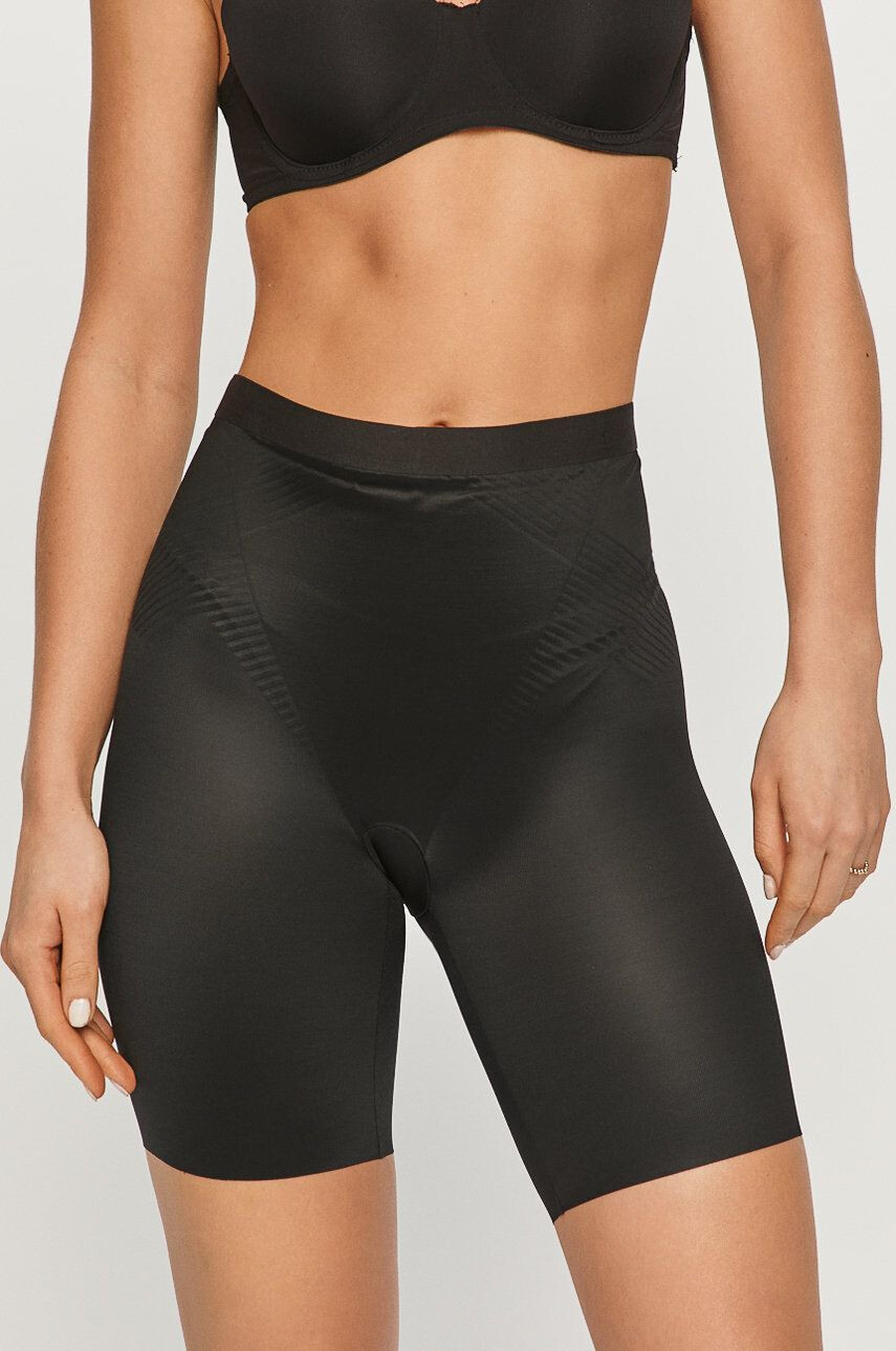 Spanx pantaloni scurti modelatori femei culoarea negru - Pled.ro