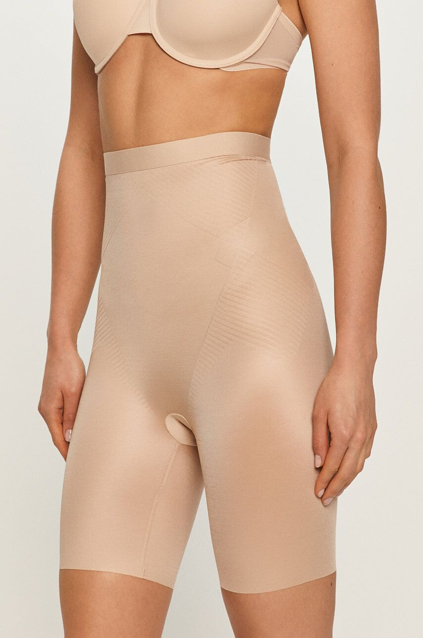 Spanx pantaloni scurti modelatori femei culoarea bej - Pled.ro